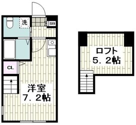 ハーミットクラブハウス上大岡Sの物件間取画像